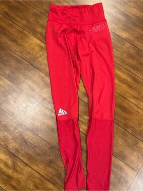 adidas Girls Bright Red Performance Leggings